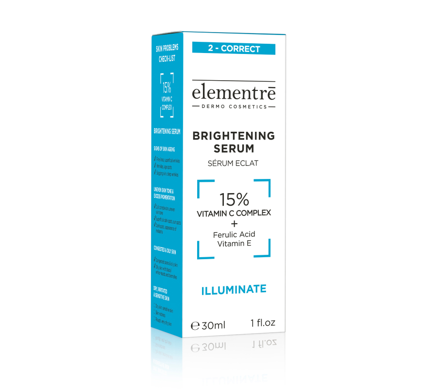 Сыворотка, улучшающая тон кожи с витамином С Elementre 15% 30 мл